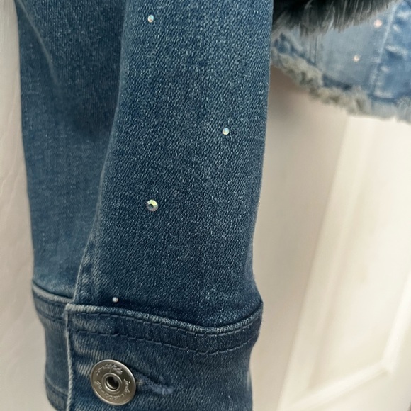 INC Rhinestone Jean Jacket - Picture 7 of 9